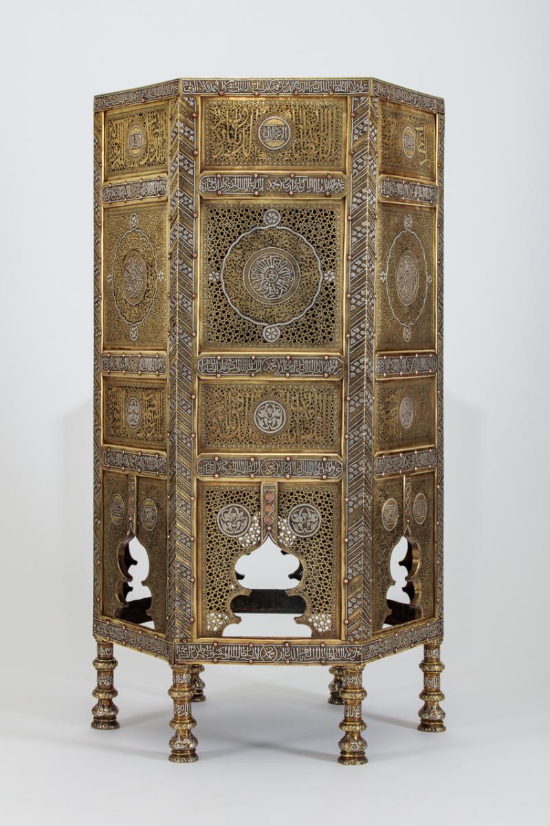 Neo-Mamluk Hexagonal Qur'an Table (Kursi)