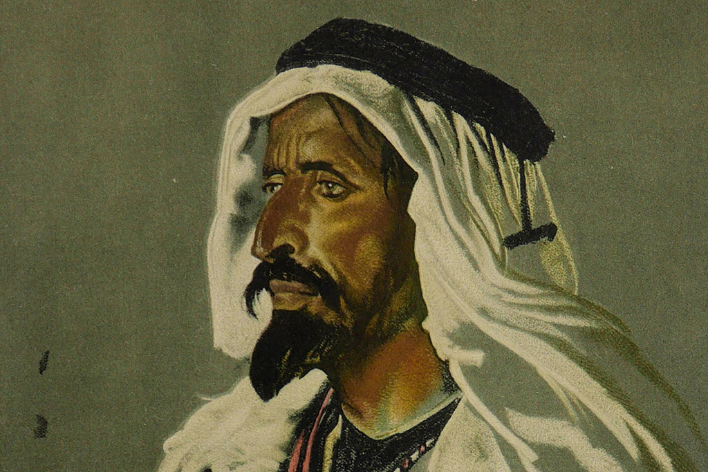 Lawrence of Arabia - Portrait of Auda Abu Tayi