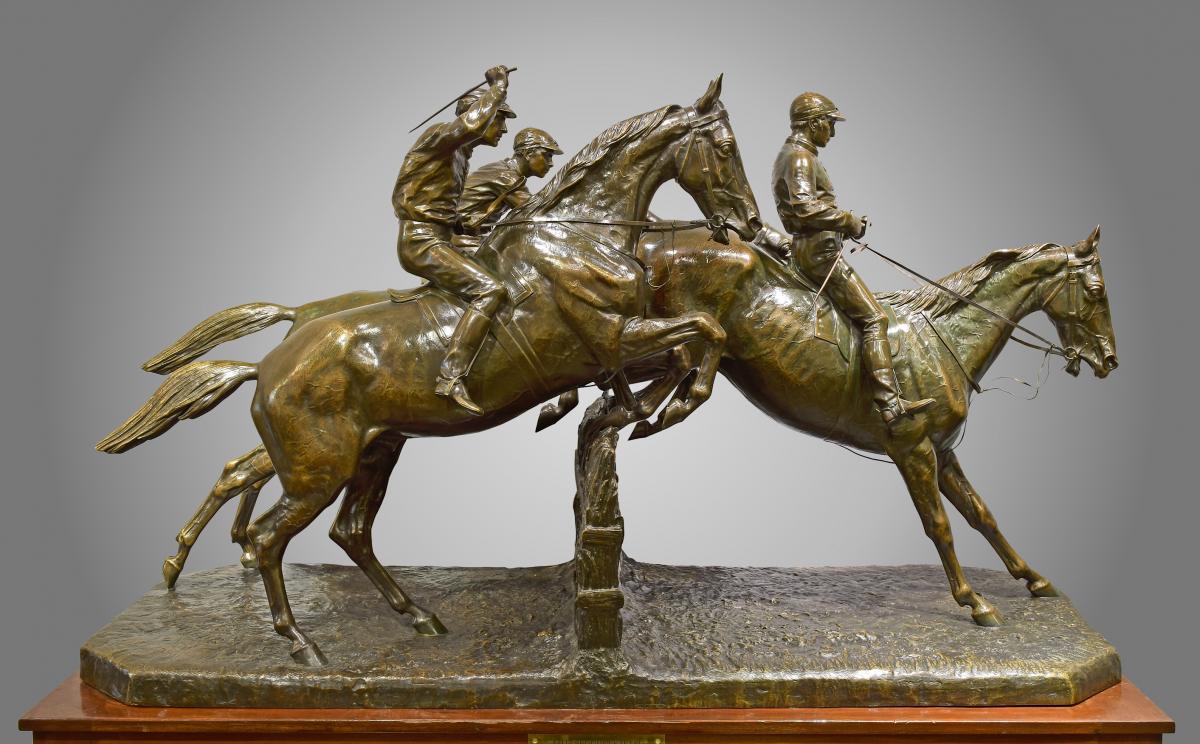 A Monumental French 19th century bronze sculpture