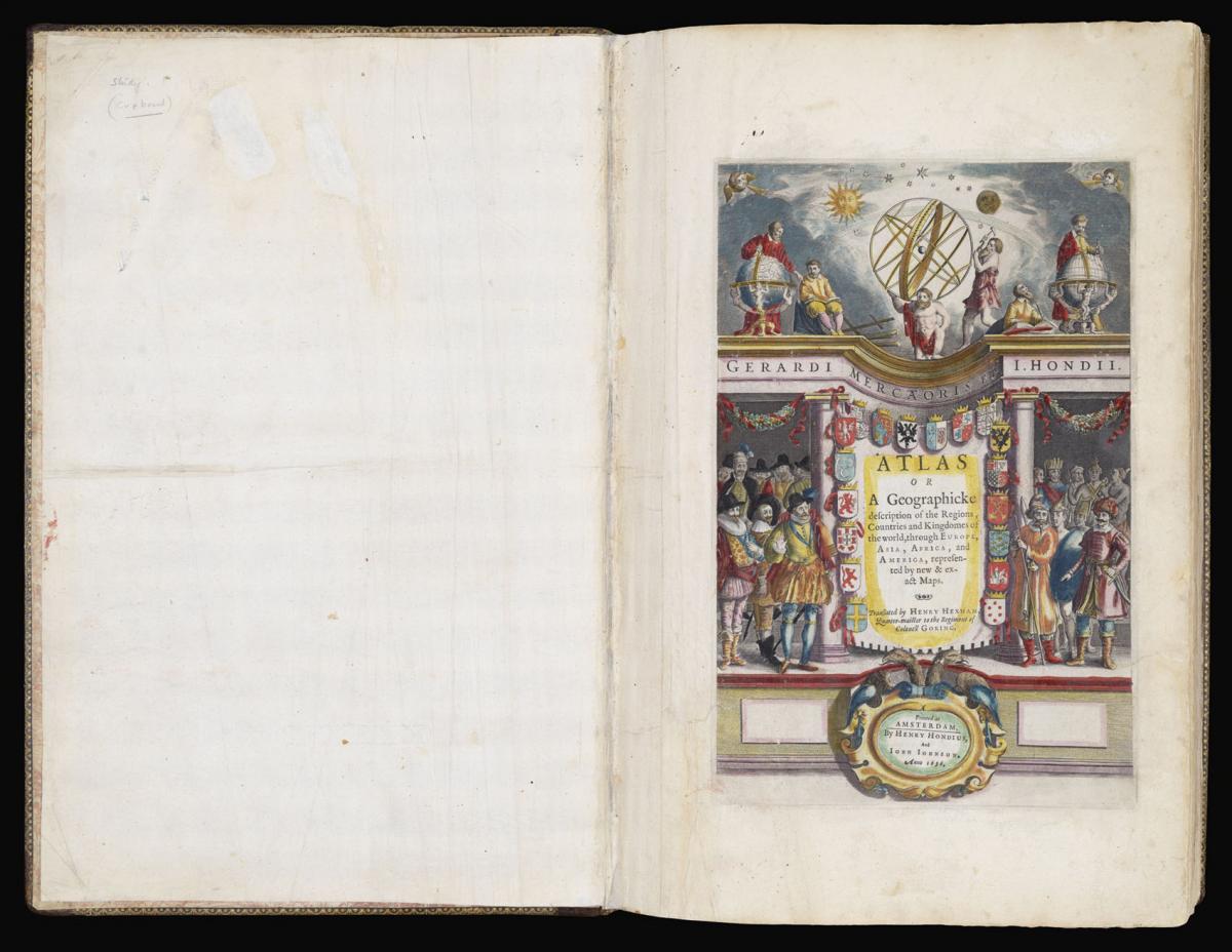 The scarce English edition of the Mercator/Hondius atlas in original colour