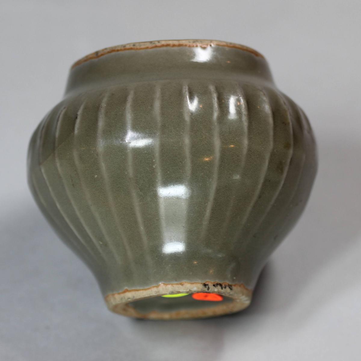 Side of small celadon jar, Yuan