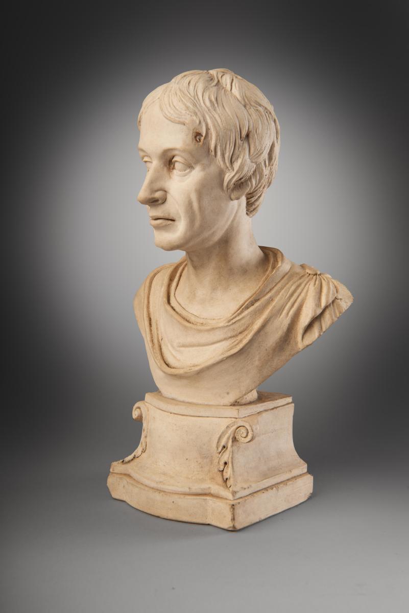 Studio of Elizabeth Coade - a small bust of Viscount Horatio Nelson