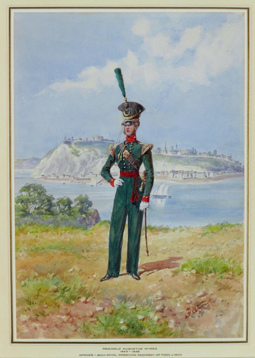 Canada - A Topographical Study of an Officer of the 60th Royal American Regiment of Foot (1820), 1905