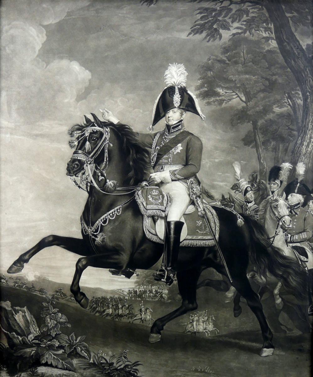 Prince Regent Reviewing Troops, 1813
