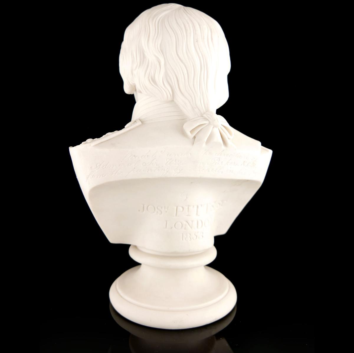 Bust of Admiral Lord Nelson, 1853