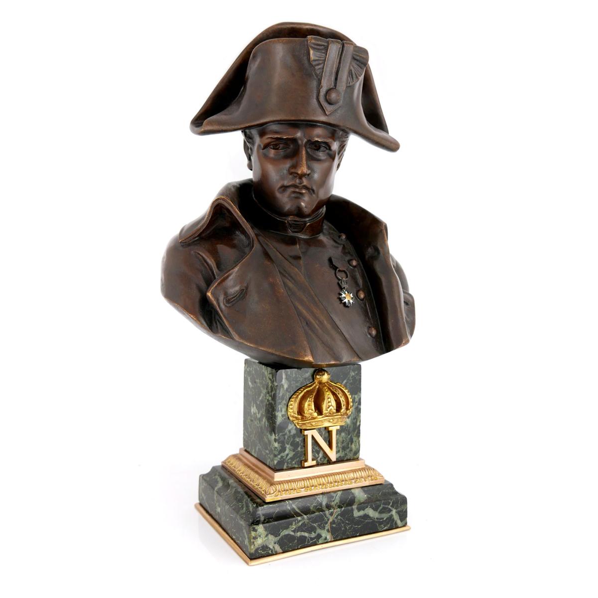 Emperor Napoleon I - A Bronze Bust