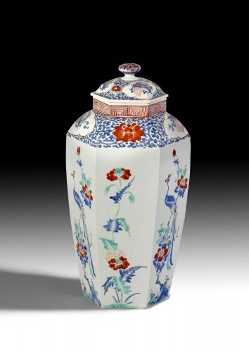 A Rare Japanese Kakiemon 'Hampton Court' Jar And Cover, Edo Period, Circa 1670-1690