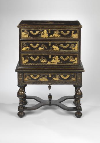 An Early 18th Century Chinese Chest on Stand 