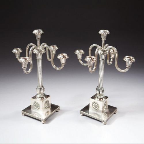 A Fine Pair of Baltic Candelabra