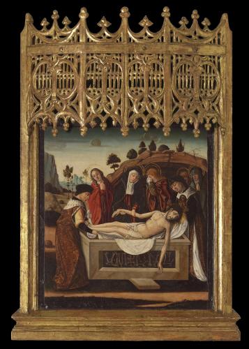 The Burial of Christ, Franciso de Osona (c. 1465 – Valencia – c. 1514)