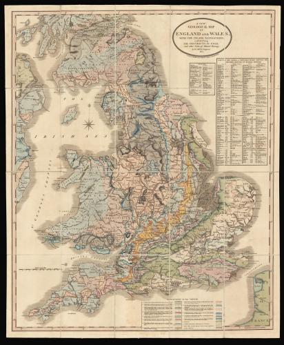 Rare reduction of William Smith's seminal geological map