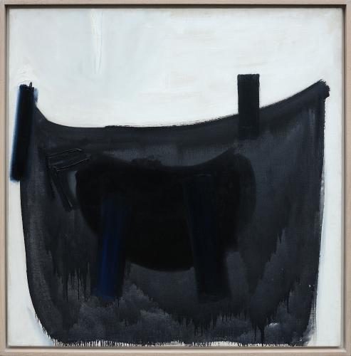 Sir Terry Frost, Blue Black and grey Wedge, 1959