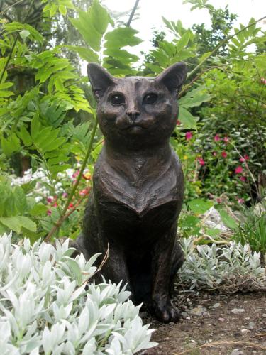 Suzie Marsh ARBS, Poppy C - sitting Cat