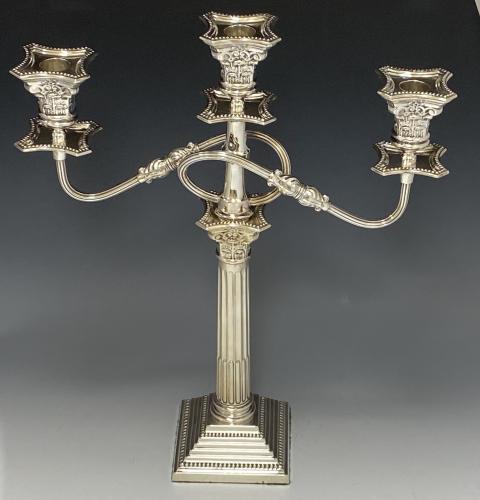 Sterling silver candelabrum