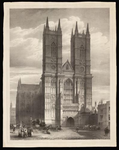 Westminster Abbey By SIMONAU, Gustave, 1843