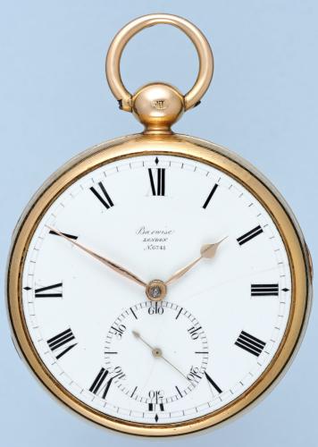 Gold Pocket Chronometer by Barwise