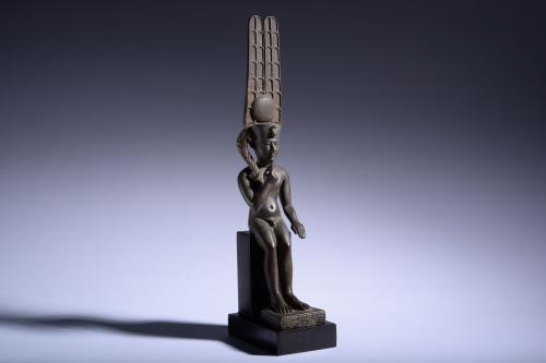 Egyptian Bronze Statue of Harpocrates