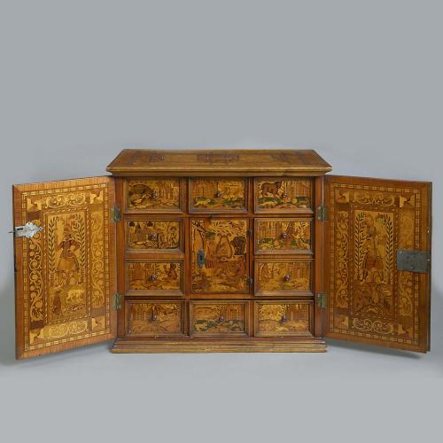 South German Table Cabinet
