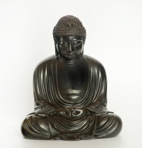 Japanese Bronze Of The Great Buddha At Kamakura