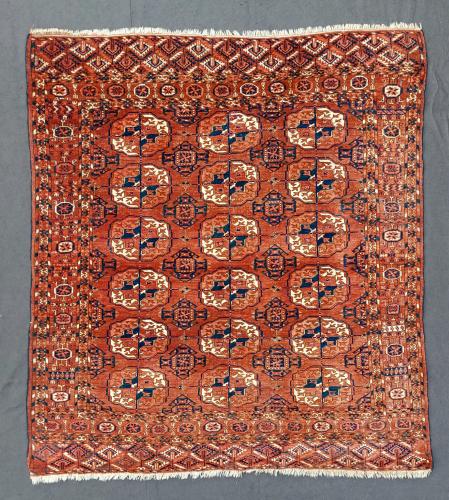 small square Tekke Turkoman rug
