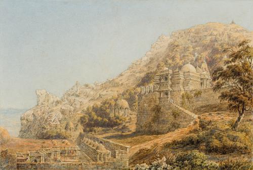 A View of Chittorgarh Fort - William Simpson