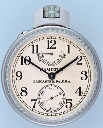 Large Hamilton Two Day Deck Watch