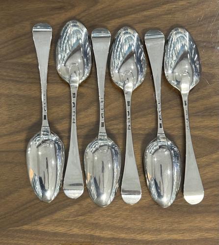 George II silver spoons 1757 William Turner 