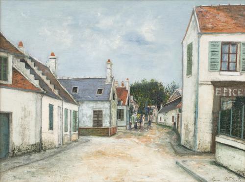 Rue à Compiègne (Oise) - Maurice Utrillo (1883 - 1955)