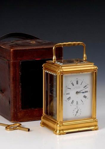 A fine Jacot grande-sonnerie carriage clock