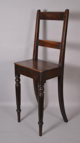 19th Century Mahogany Child's High Chair J Collins & Son