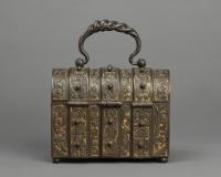 Casket, Engraved iron, with original gilding Italy, Lombardy, second half 16th century
