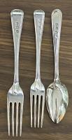 JohnPittar Irish silver flatware cutlery set service 