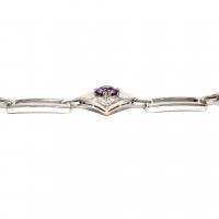 Amethyst & Diamond Bracelet c.1950