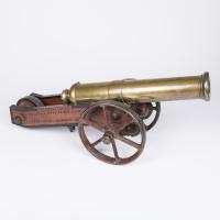 Signalling cannon, dated 1856, marked to commemorate the end of the Crimean war