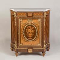 Louis XVI Style Marquetry Inlaid Meubles d'Appui
