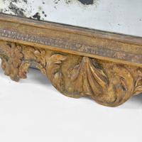 George II carved giltwood mirror - Baggott Antiques