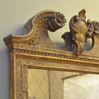 George II carved giltwood mirror
