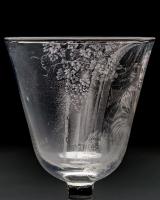 A Rare Documentary Stipple-Engraved Goblet Engraved by Frans Greenwood, Signed & Dated 1742