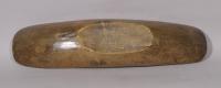 S/6021 Antique Treen Late 19th Century Swedish Boat Shaped Salting Trough