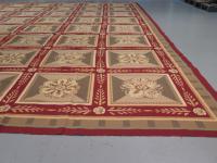 Large Vintage Needlepoint Carpet of Robert Adam Design