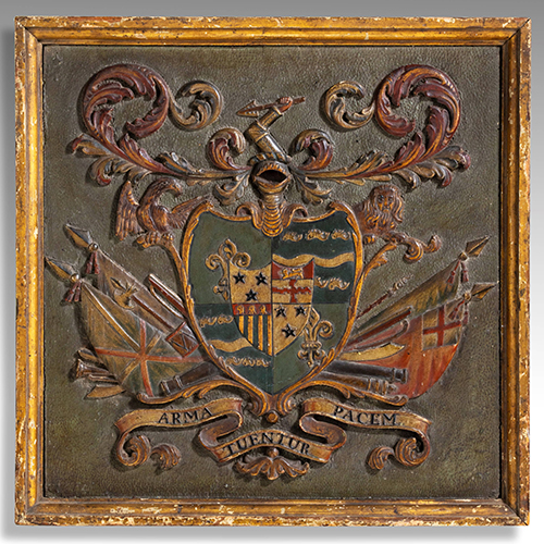 Coat of Arms, Fowke of Lowesby Hall