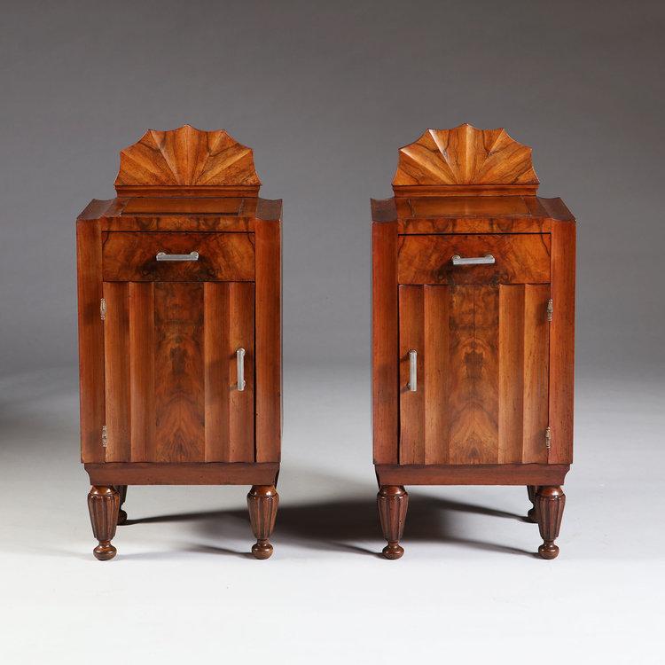 A Pair of Art Deco Bedside Cabinets | BADA