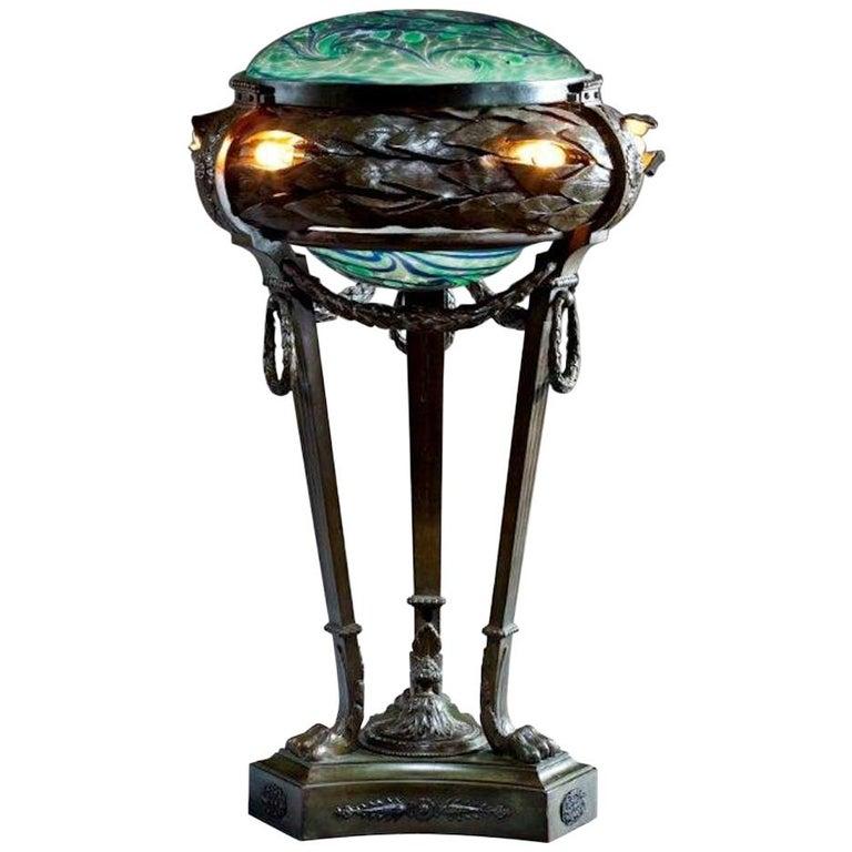 An American Art Nouveau lamp | BADA