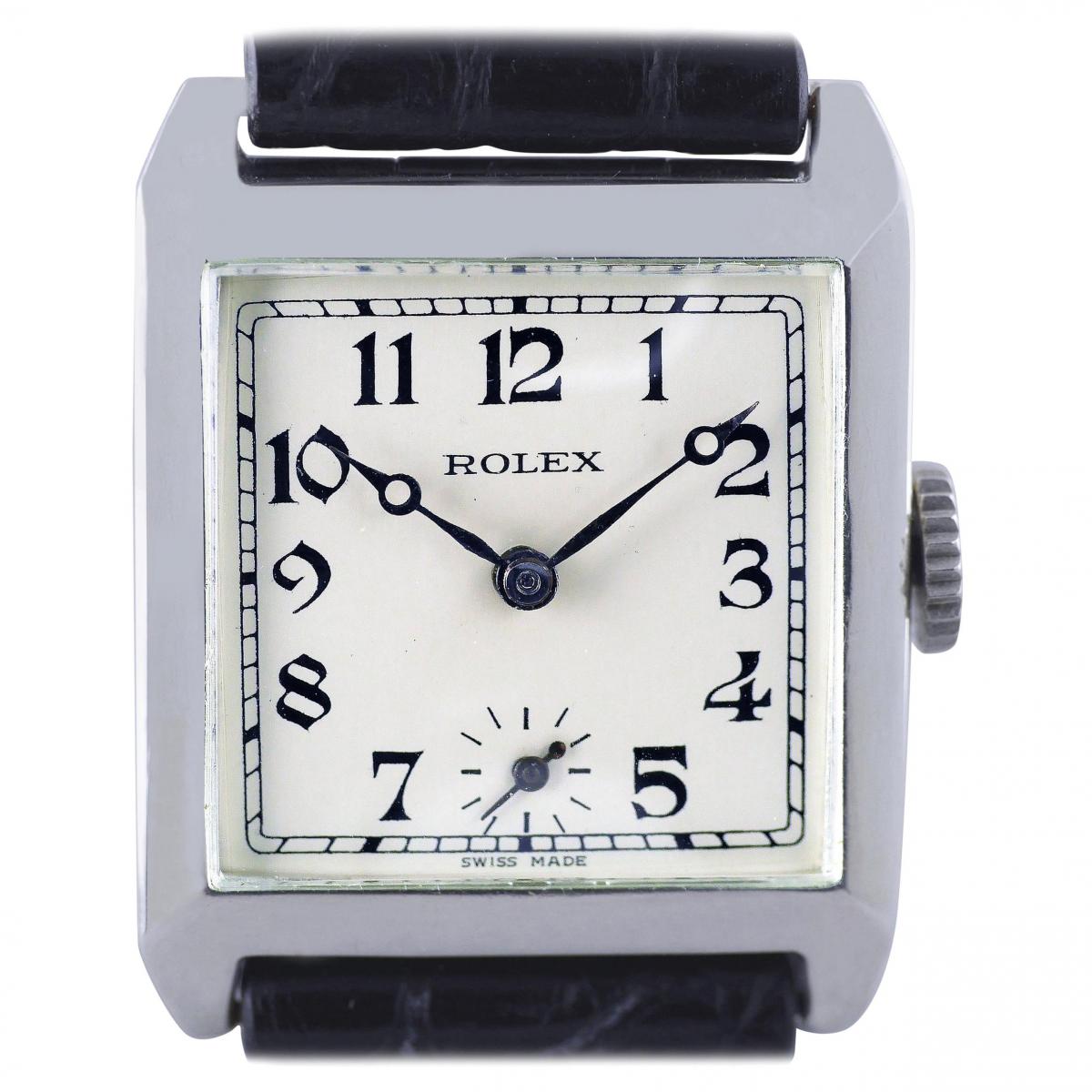Silver Art Deco Rolex Wristwatch, 1926 | BADA