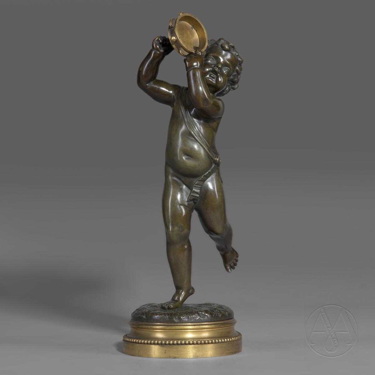 Gilt-Bronze Figure of a Dancing Putto, After Clodion | BADA