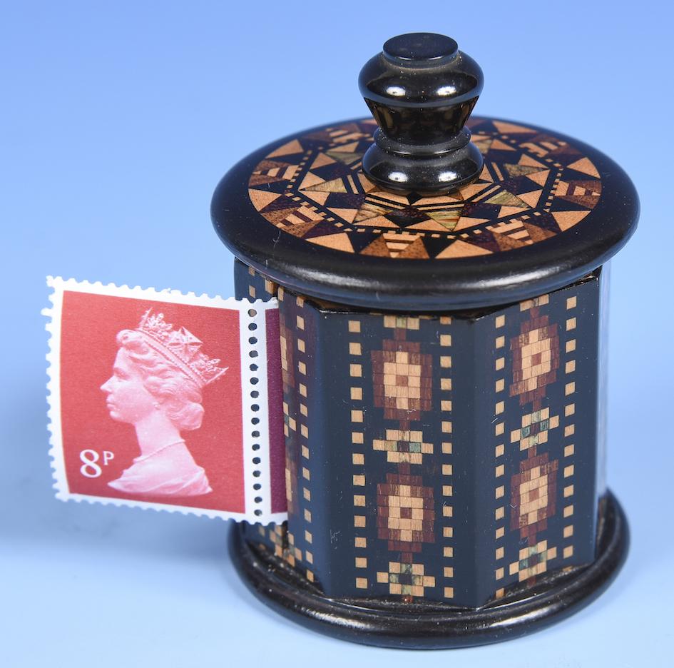 Tunbridge Ware Stamp Dispenser - 5968