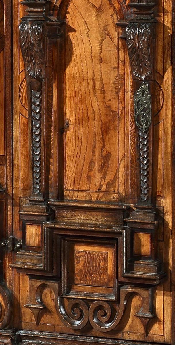 Facade Cabinet Fassadenschrank Cupboard Wardrobe Renaissance German Walnut  Elm | BADA