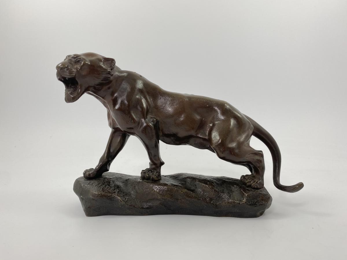 Thomas Francois Cartier bronze Panther, c. 1910. | BADA