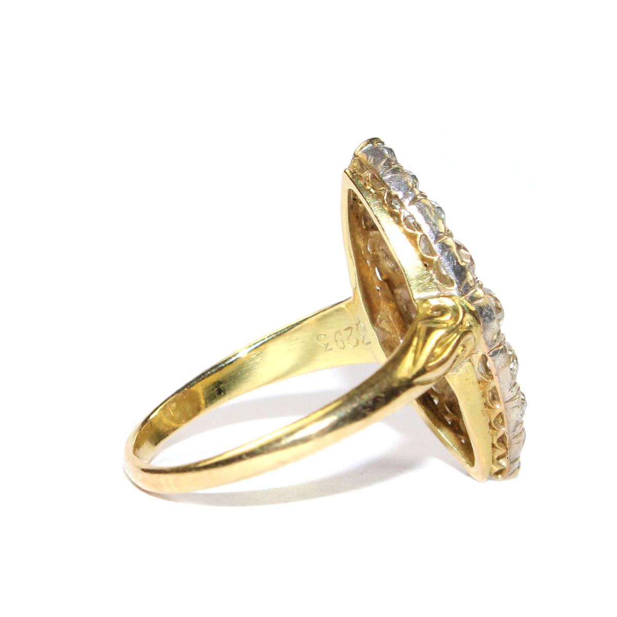 Victorian Diamond Marquise Ring circa 1880 | BADA