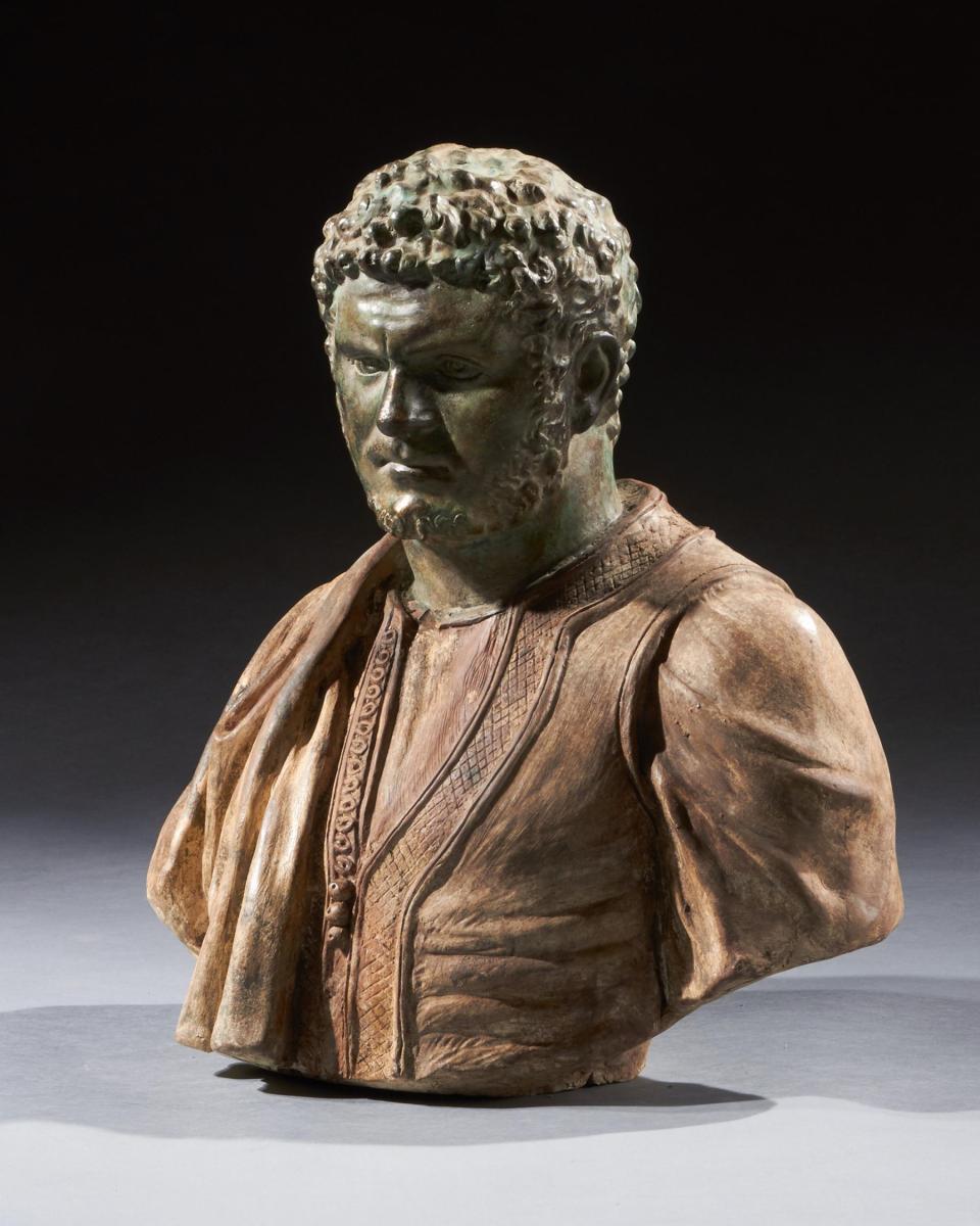 Portrait Busts of Caesars Marcus Aurelius and Caracalla | BADA